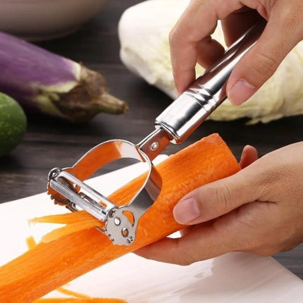 2-in-1 Stainless Steel Peeler & Julienne Grater
