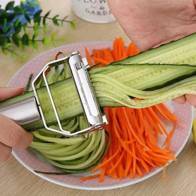 2-in-1 Stainless Steel Peeler & Julienne Grater