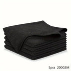 Black 5pcs 25X25cm