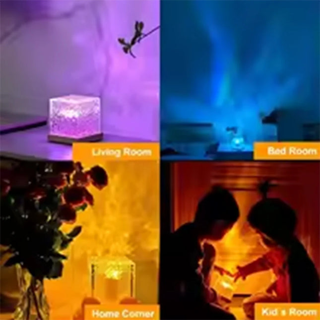 Aurora Ocean Wave Night Light with Remote