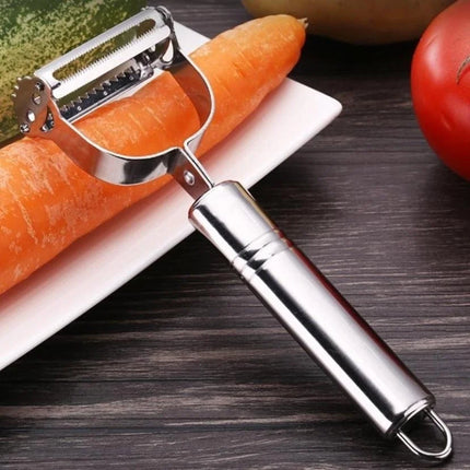 2-in-1 Stainless Steel Peeler & Julienne Grater